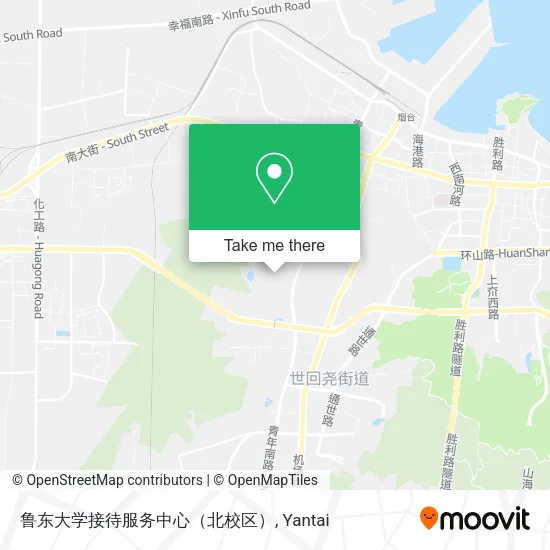 鲁东大学接待服务中心（北校区） map