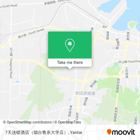 7天连锁酒店（烟台鲁东大学店） map
