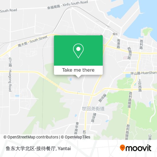 鲁东大学北区-接待餐厅 map