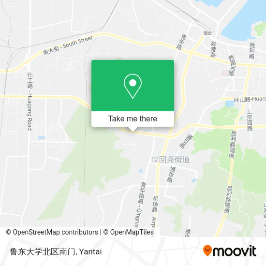 鲁东大学北区南门 map