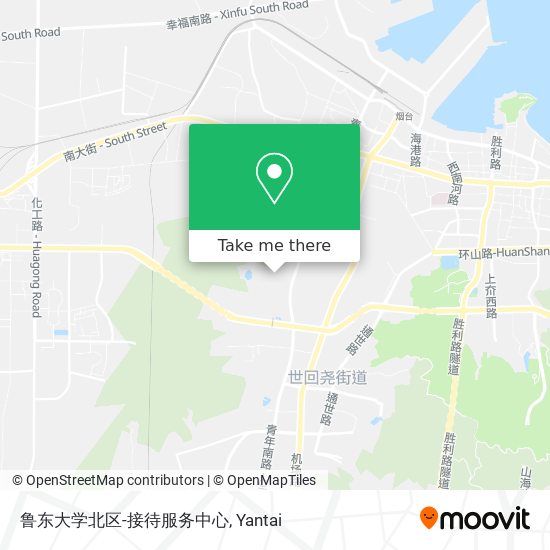 鲁东大学北区-接待服务中心 map
