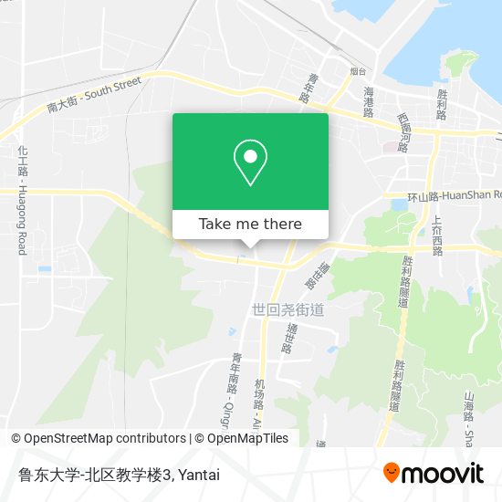 鲁东大学-北区教学楼3 map