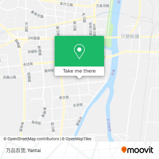 万品百货 map