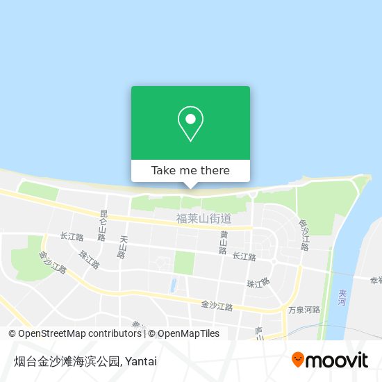 烟台金沙滩海滨公园 map