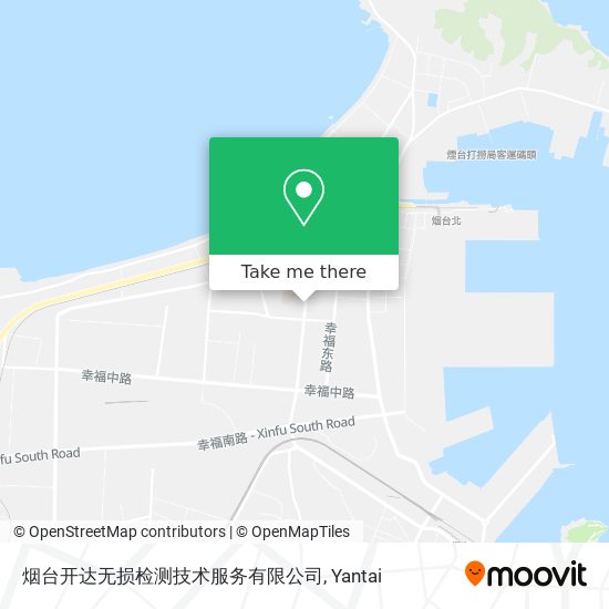 烟台开达无损检测技术服务有限公司 map