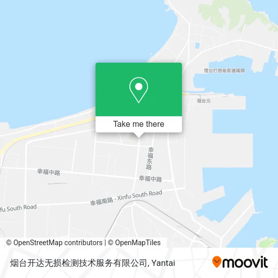 烟台开达无损检测技术服务有限公司 map