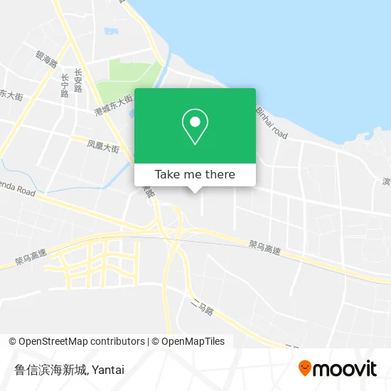 鲁信滨海新城 map