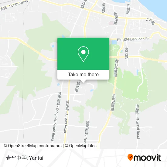 青华中学 map