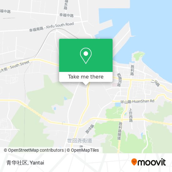 青华社区 map