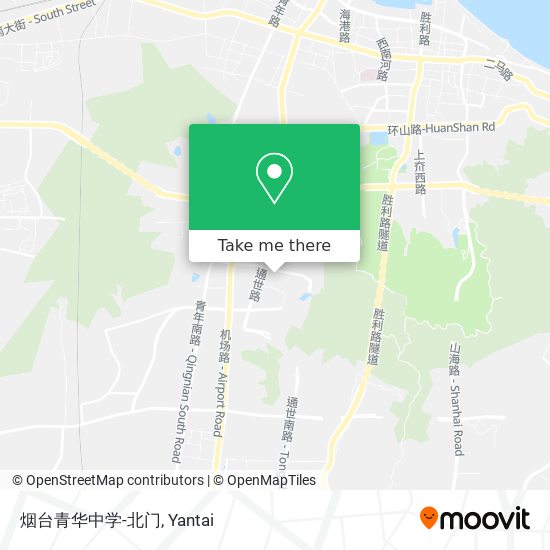 烟台青华中学-北门 map