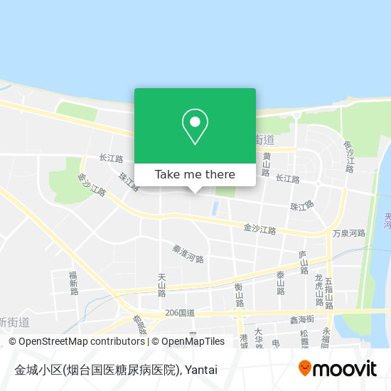 金城小区(烟台国医糖尿病医院) map