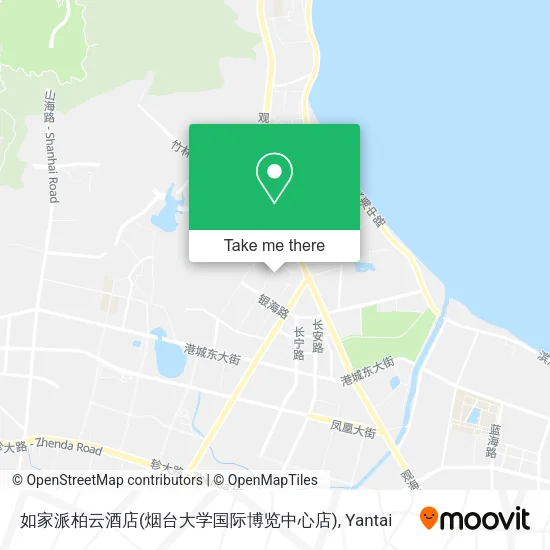 如家派柏云酒店(烟台大学国际博览中心店) map