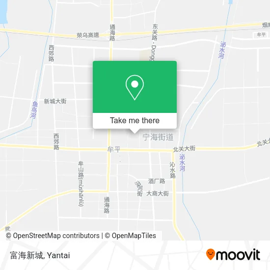 富海新城 map