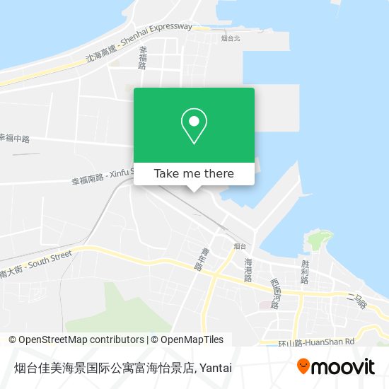 烟台佳美海景国际公寓富海怡景店 map