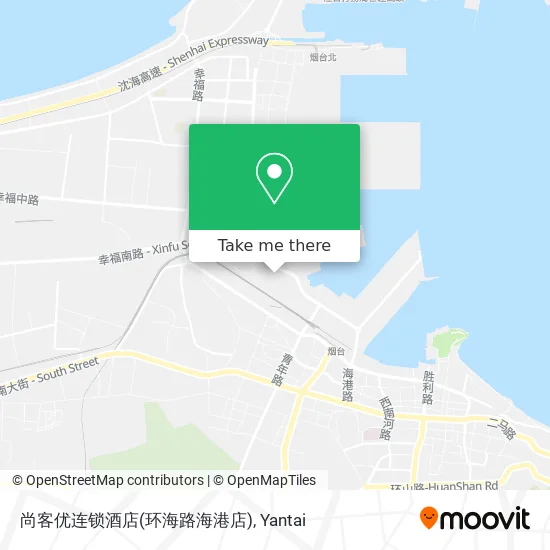 尚客优连锁酒店(环海路海港店) map