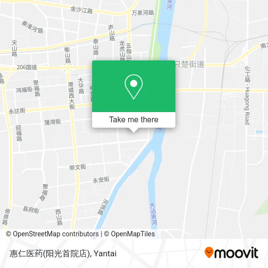 惠仁医药(阳光首院店) map