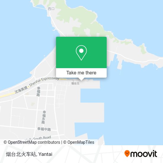 烟台北火车站 map