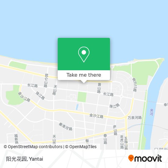 阳光花园 map