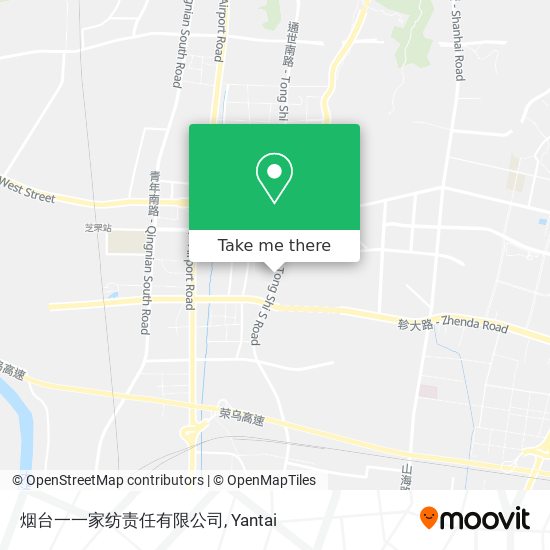 烟台一一家纺责任有限公司 map