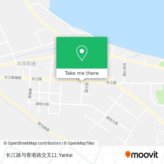 长江路与香港路交叉口 map