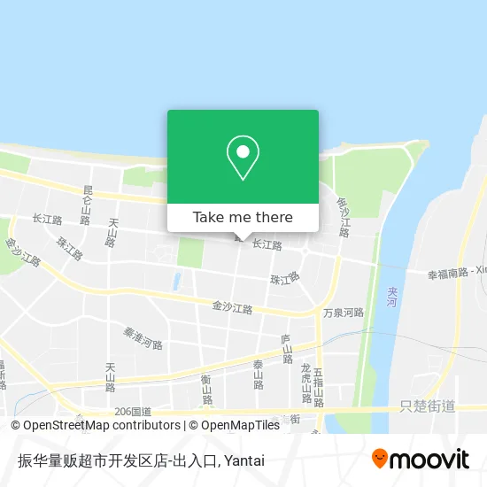 振华量贩超市开发区店-出入口 map