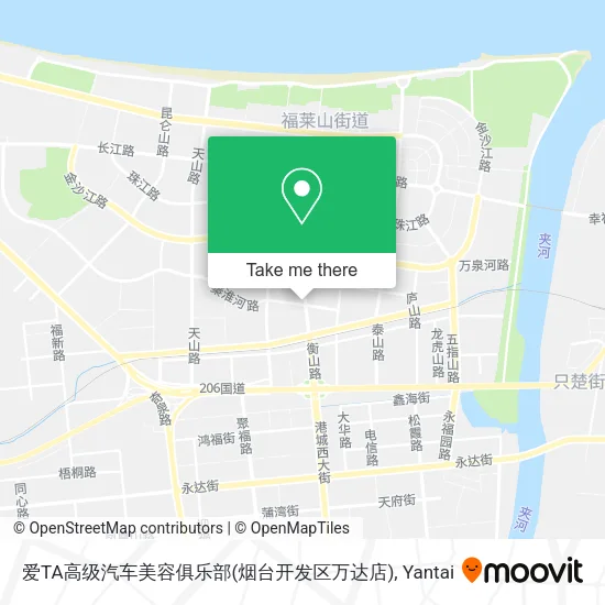 爱TA高级汽车美容俱乐部(烟台开发区万达店) map