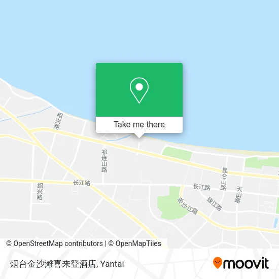 烟台金沙滩喜来登酒店 map