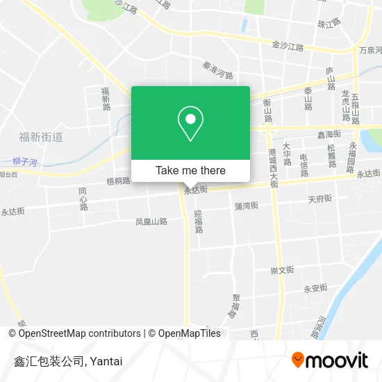 鑫汇包装公司 map