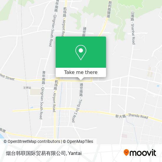 烟台韩联国际贸易有限公司 map