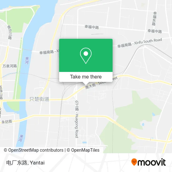 电厂东路 map