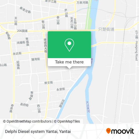 Delphi Diesel system Yantai map