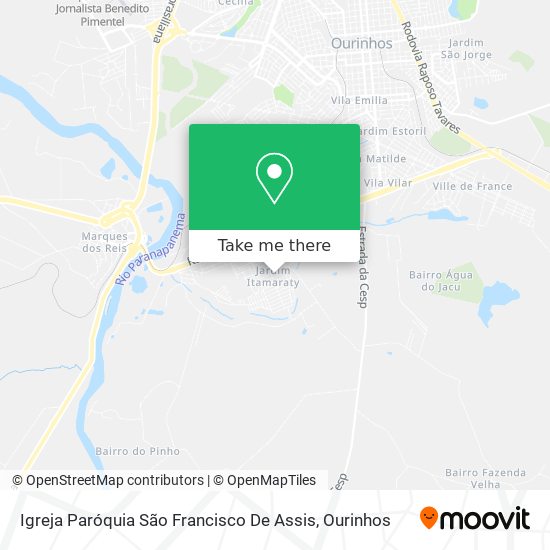 Igreja Paróquia São Francisco De Assis map
