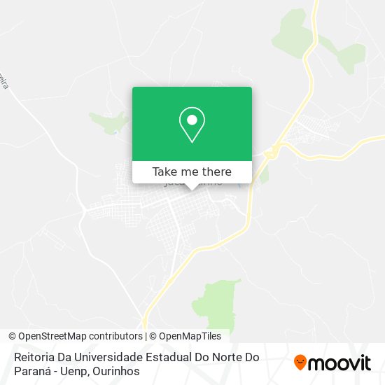 Reitoria Da Universidade Estadual Do Norte Do Paraná - Uenp map