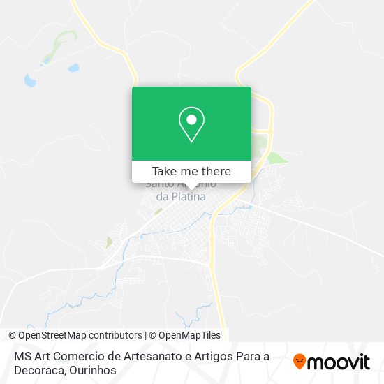 Mapa MS Art Comercio de Artesanato e Artigos Para a Decoraca