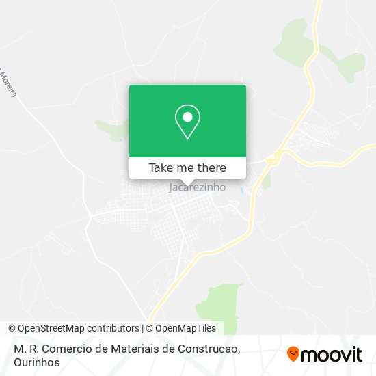 M. R. Comercio de Materiais de Construcao map