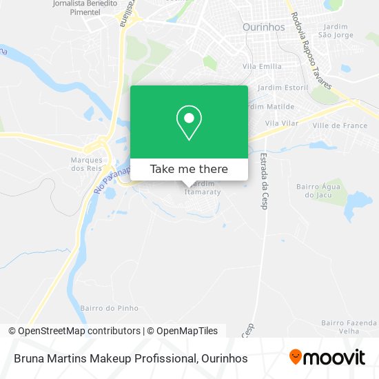 Bruna Martins Makeup Profissional map