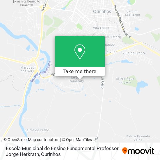 Escola Municipal de Ensino Fundamental Professor Jorge Herkrath map
