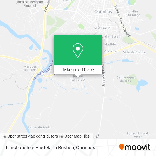 Lanchonete e Pastelaria Rústica map