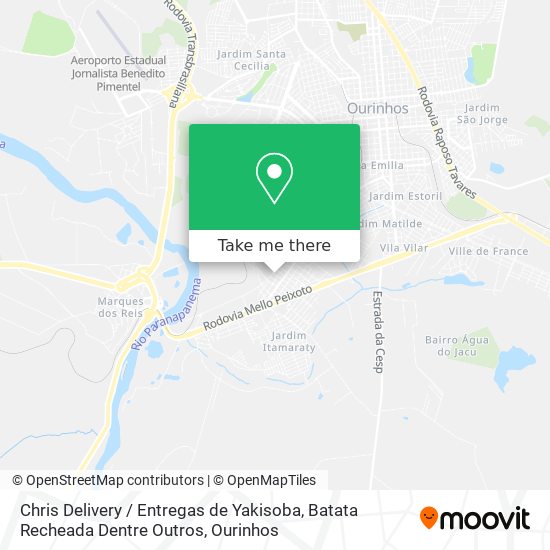 Chris Delivery / Entregas de Yakisoba, Batata Recheada Dentre Outros map