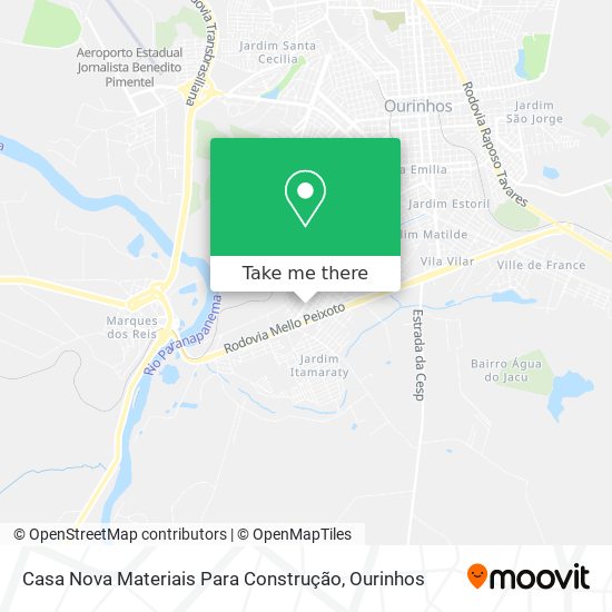 Casa Nova Materiais Para Construção map