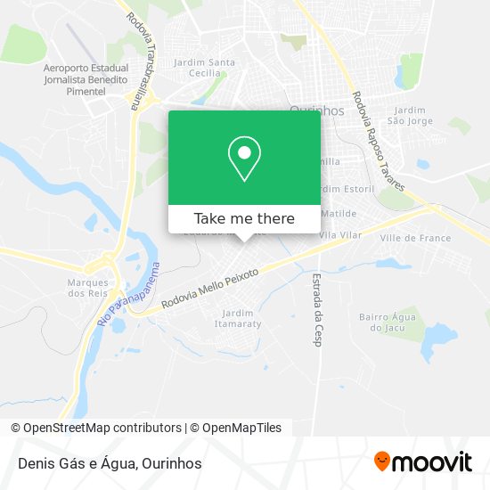 Denis Gás e Água map
