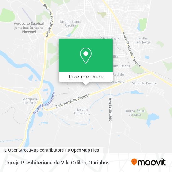 Igreja Presbiteriana de Vila Odilon map