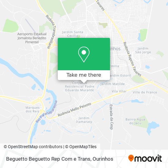 Beguetto Beguetto Rep Com e Trans map