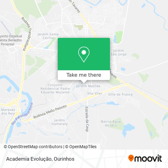 Academia Evolução map