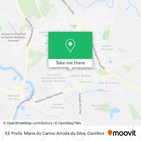 EE Profa. Maria do Carmo Arruda da Silva map