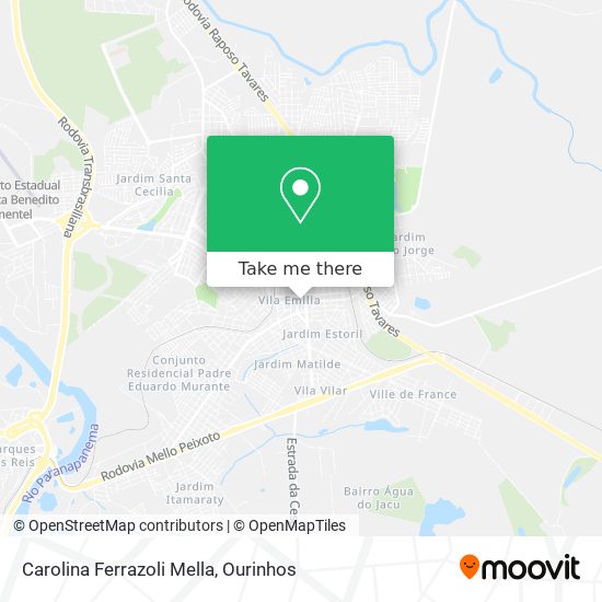 Carolina Ferrazoli Mella map