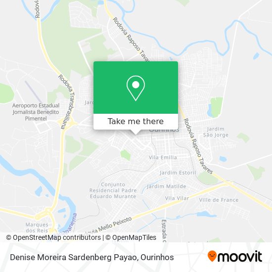 Mapa Denise Moreira Sardenberg Payao