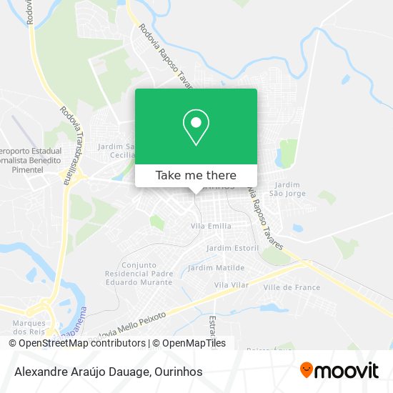 Alexandre Araújo Dauage map