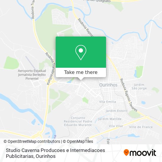 Studio Caverna Producoes e Intermediacoes Publicitarias map