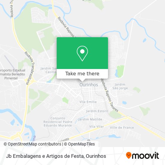 Jb Embalagens e Artigos de Festa map